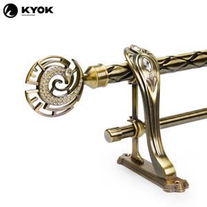 כפול מוט מצופה להארכה וילון מוט סט - Product Image 5