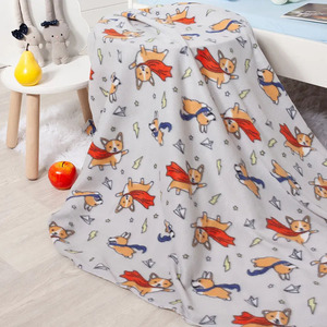 Vibrant đáng yêu in cực Fleece Chăn với siêu nhân Corgi siêu mềm Kid ném chăn năm mới lễ hội chăn cho vật nuôi - Product Image 2