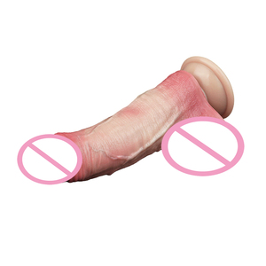 6.8 ''doppio strato di silicone Dildo realistico per adulti Plug anale masturbatore stimolazione clitica Orgsm giocattolo del sesso per donna - Product Image 5