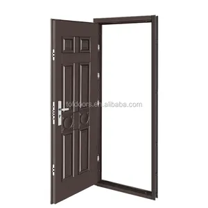 CE Certificate Luxury Wrought Iron Exterior Metal Doors