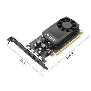 Kartu grafis profesional untuk <span class=keywords><strong>NVIDIA</strong></span> Quadro P620 <span class=keywords><strong>2GB</strong></span> untuk model 3D Rendering gambar kompatibel Workstations-GDDR5 kipas Coole - Product Image 5