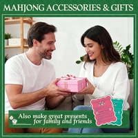 Mélangeurs de tuiles de Mahjong avec règles imprimées, manuel et cartes de mélange pour débutants