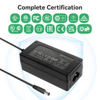 Adaptateur secteur de bureau blanc C8, sortie 5V 4000mA, certifié UL ETL CE LVD EMC RCM PSE RoHS