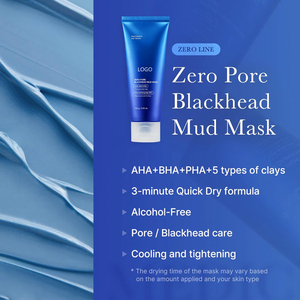 Masque Facial Purifiant au Charbon Actif Anti-Points Noirs Formule Rafraîchissante et Resserre les Pores Soin Visage à l'Argile 100g Marque Blanche - Product Image 3