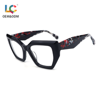 Monturas Ópticas Redondas Vintage de Acetato, Gafas Graduadas Retro de Borde Delgado para Lectura Diaria y Trabajo