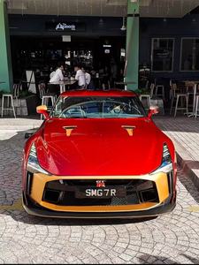 Kit carrosserie en fibre de carbone pour <span class=keywords><strong>Nissan</strong></span> <span class=keywords><strong>GTR</strong></span> R35, mise à niveau R35, style R50, pare-chocs avant et arrière, spoilers, capot - Product Image 6