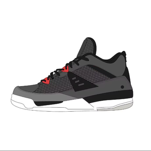 Chaussures de basketball style Dropshipping Black Cat White Cement Oreo en cuir véritable, modèle rétro High OG Skyline Red Thunder - Product Image 3