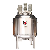 Mélangeur de savon liquide homogénéisateur mélangeur chimique tambour en acier inoxydable réservoir de mélange de chauffage électrique à grande vitesse en acier liquide