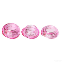 Pot cosmétique transparent en plastique pour crème, masque pour les lèvres, baume à lèvres, crème pour les yeux, baume parfumé pour le corps, baume pour les yeux, fard à paupières
