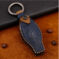 Keyyou — étui de clé de voiture en cuir véritable, pour Mercedes Benz W205, W213, GLC 260, C200, CLA, W176, W177, GLA, W213, GLK, accessoires