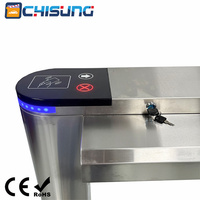Tourniquet trépied semi-automatique à double mécanisme CSTSE011A-D 1200mmL*470mmW*980mmH, conception élargie et saillante avec bande LED