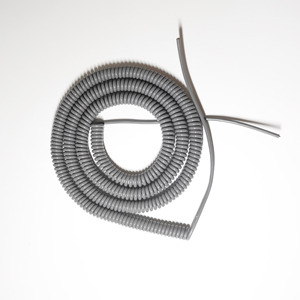 Tùy chỉnh chiều dài chất lượng cao PU mùa xuân dây <span class=keywords><strong>2</strong></span> lõi cuộn dây cáp điện điện xoắn ốc cáp cho các thiết bị y tế - Product Image 1