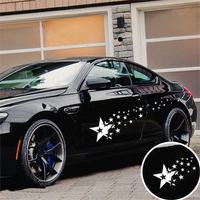 Autocollants durables pour carrosserie de voiture, en vinyle imperméable, motif ciel étoilé, anti-décoloration, protection contre les rayures, adaptés à BMW, Toyota, VW, Benz
