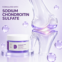 Gel Morado para Articulaciones, Crema de Masaje Calmante Purple Relief, Actividades para las Articulaciones del Cuerpo, Alivia Rodillas, Zona Lumbar, Cuello, Manos y Pies