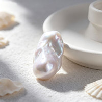 Perles baroques d'eau douce de qualité AAAA, 14 mm, blanches, naturelles, pour la fabrication de bijoux