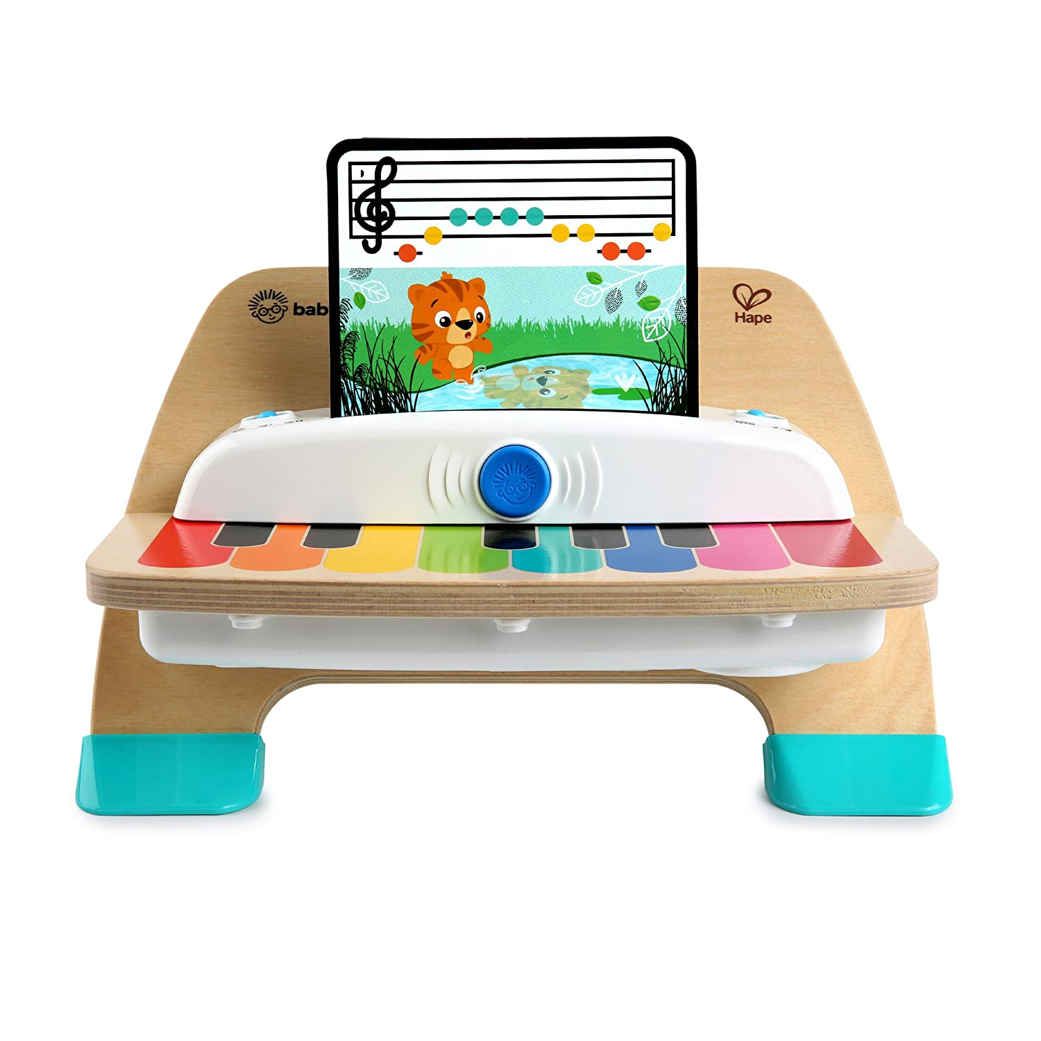 Kids Magic Touch Piano Wooden kick & play piano baby toys Musical Educational Toy