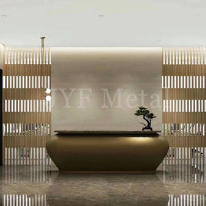 Comptoir de bar en acier inoxydable de qualité architecturale EX977 pour projets commerciaux - Product Image 2