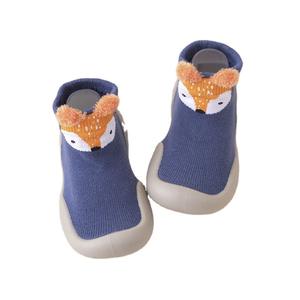 Zapatos de calcetín de bebé de suela blanda antideslizante, diseño de punto antibacteriano transpirable, para niños pequeños, Unisex, Otoño, interior, Paseo de aprendizaje - Product Image 3