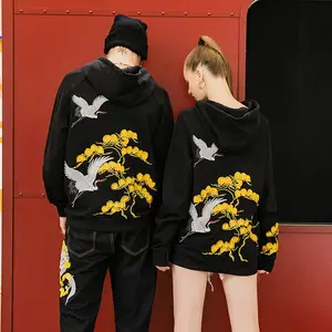 Clothing Factory Custom High Quality Embroidery Hoodie No Minimum Qty Required