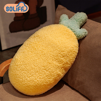 Jouet en peluche en forme de fruit de pêche oreillers en peluche en forme de fruit