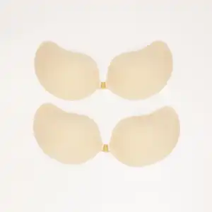 Thin Mango Cup Front Buckle Design Breathable Self Adhesive Push Up Sticky Backless Invisible Bra