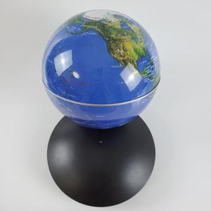 Globe terrestre flottant à lévitation magnétique imprimé en 3D, décoration artistique carrée, contrôle tactile, carte du monde flottante, source éducative pour cadeau - Product Image 6