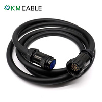 Cable de Alimentación Industrial Socapex de 19 Pines, Conductor de Cobre de 1.5mm 2.5mm, IP67 Impermeable, Cable de Extensión de 20m