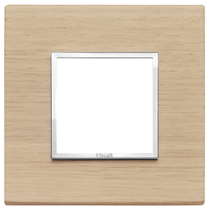 แผ่นสวิตช์ติดผนังวิมาร์ สีโอ๊คฟอกขาว 10.85x11.6x1.85 ซม. - Product Image 1
