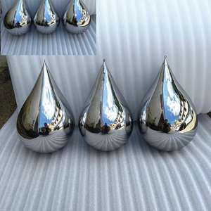 304 in acciaio inox ciondolo goccia <span class=keywords><strong>d</strong></span>'acqua in metallo prodotto artigianale - Product Image 4