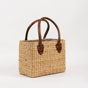 Mini Cesta de Paja Tejida a Mano de Alta Calidad - Product Image 1