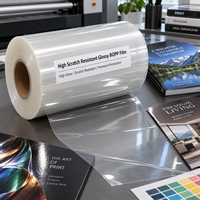 Film BOPP brillant anti-rayures pour emballage de boîtes, emballage de gâteaux, impression, film de plastification thermique, film de lamination