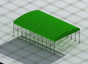 Nouveaux produits phares : Tente mobile pliable à pousser et à tirer, abri de voiture, tente de stationnement, tente de lavage de voiture imperméable à vendre - Product Image 6
