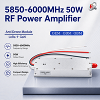 Module amplificateur de puissance RF 50W 5850-6000MHz LoRa GaN, module anti-drone haute puissance, module anti-FPV