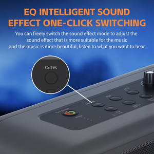 Cyboris Tùy Biến Ba Tần Số 200W Karaoke Loa X14 Với Hai Không Dây mics Stereo Bass Đảng Boombox - Product Image 4