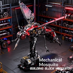US and Building Blocks 13104 Modèles d'animaux mécaniques télécommandés (<span class=keywords><strong>Moustique</strong></span>, Baleine, Requin, Dinosaure) pour assemblage transfrontalier - Product Image 1