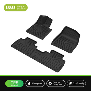 Tappetini <span class=keywords><strong>Auto</strong></span> Universali 5D in TPE Impermeabili, Antiscivolo, Inodore, per Tutte le Stagioni, Personalizzabili - Product Image 1