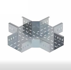 Canaux de câblage ventilés en acier corrugué les plus vendus, surface galvanisée à chaud, forte capacité de charge, pose de câbles en hauteur - Product Image 5