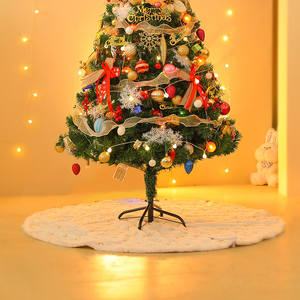 Jupe <span class=keywords><strong>de</strong></span> <span class=keywords><strong>sapin</strong></span> <span class=keywords><strong>de</strong></span> Noël ronde blanche 90 cm (1,2 m) – Housse <span class=keywords><strong>de</strong></span> base pour pieds <span class=keywords><strong>de</strong></span> <span class=keywords><strong>sapin</strong></span> – Modèle 2023-25 - Product Image 1