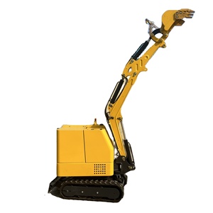 Kleine Rupsband Elektrische Minigraafmachine 500Kg 600Kg Hydraulisch Bediende Graafmachine Op Afstand Bestuurbare Graafmachine