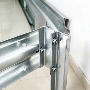 Barrera de Seguridad Vial de Tres Vigas Galvanizada por Inmersión en Caliente H2W3, Protección de Grado Diamante, Reflectante, con Clasificación de Impacto M65, Poste Z de Fábrica - Product Image 1