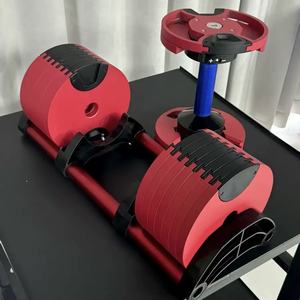 Nouveautés : Ensemble d'haltères en fonte réglable en acier, en incréments de 1 kg, pour la salle de sport à domicile, durable, antidérapant, 36 kg/24 kg/32 kg/20 kg - Product Image 6