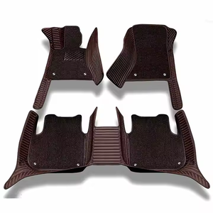 Hot Design Factory <span class=keywords><strong>Precio</strong></span> al por mayor Juego completo Durable Tamaño personalizado Original Match 5D PVC Cuero + Bobina Alfombras para el piso Alfombras para el automóvil - Product Image 1