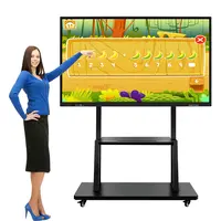 KINGONE 65 75 86 אינץ דיגיטלי בכיתה תצוגת לוח LCD מסך מגע טלוויזיה אינטראקטיבי חכם לוח