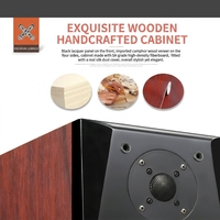 Haut-parleurs d'étagère FAV-7 FiiO actifs haute fidélité, système audio audiophile, audio haute résolution, trois voies, en bois