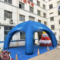 Tente araignée gonflable géante imperméable pour l'extérieur, style Gazebo Doom Air pour événements massifs, structure stable