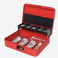 Caisse à monnaie avec compartiment pour espèces et serrure à clé sécurisée, modèle TC-01 par OEM