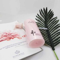 500ml 800ml Rose En Plastique Cosmétique Emballage Bouteille avec Pompe pour Lotion De Lavage De Corps de Shampooing