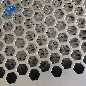Grillage décoratif perforé en acier inoxydable poli pour revêtement de façade et grilles d'enceintes – Vente en gros usine - Product Image 5