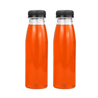 Bouteilles en plastique PET de 300 ml pour boissons, jus, vente en gros, personnalisées, vides, jetables, de haute qualité, bouteilles en plastique pour l'eau potable