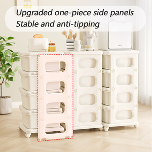 Armoires à jouets pour enfants Ensembles de meubles de <span class=keywords><strong>chambre</strong></span> à coucher pour bébés Enfants adolescents Maternelle Étagère de <span class=keywords><strong>rangement</strong></span> en plastique pour vêtements Armoire de <span class=keywords><strong>rangement</strong></span> pour enfants - Product Image 5